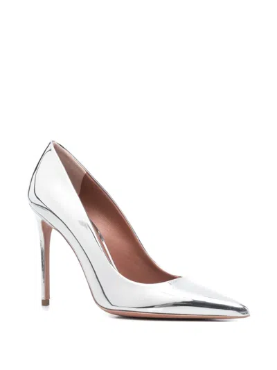 Castagna Pointed-toe Pumps In Silver