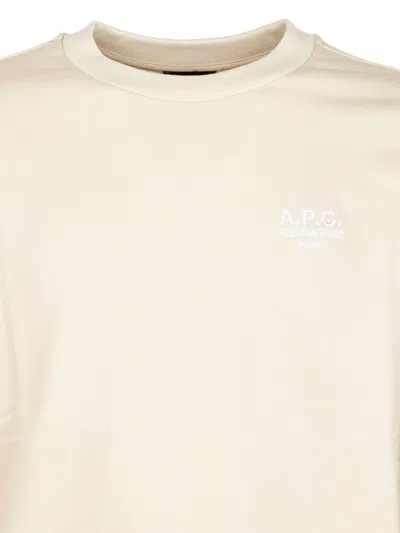 A.p.c. Logo Sweatshirt In Gray