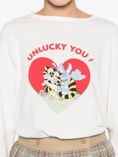 Kenzo Graphic-print T-shirt In White