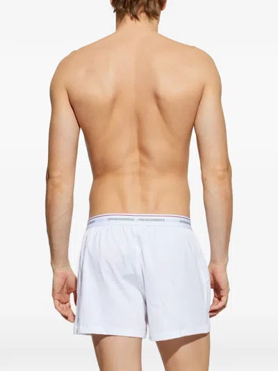 Dsquared2 Logo-waistband Boxers In White