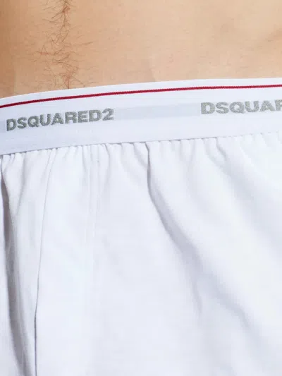 Dsquared2 Logo-waistband Boxers In White