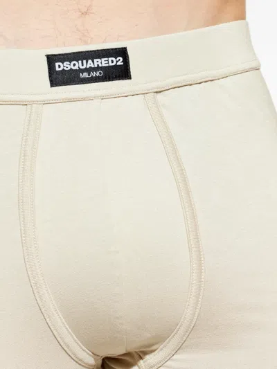 Dsquared2 Logo-waistband Boxers In Neutral