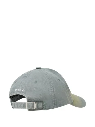 Open Yy Gradient-design Baseball Cap In Blue