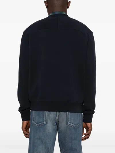 Givenchy Logo-patch Sweatshirt In Blue