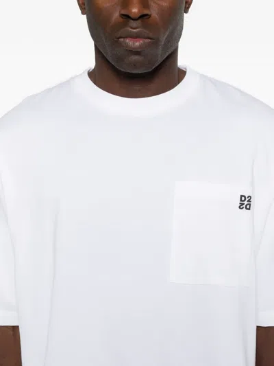 Dsquared2 Pocket T-shirt Set Of Two In Multi