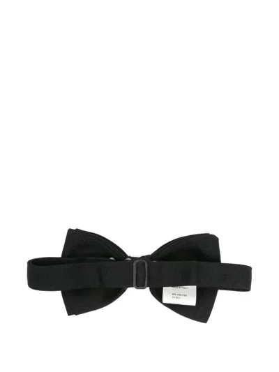 Lardini Black Bow Tie In Black