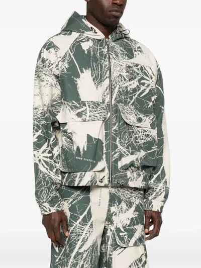 Reese Cooper Hooded Cargo Jacket In Multi