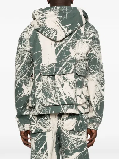 Reese Cooper Hooded Cargo Jacket In Multi