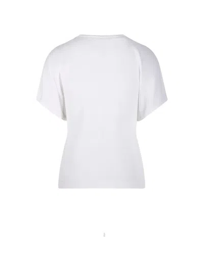 P.a.r.o.s.h . Babygirl Ring Detail Top In White