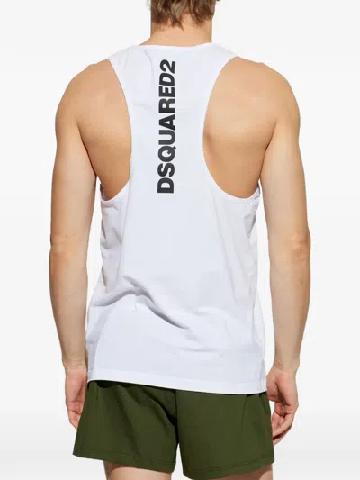 Dsquared2 Logo Tank Top In Multi