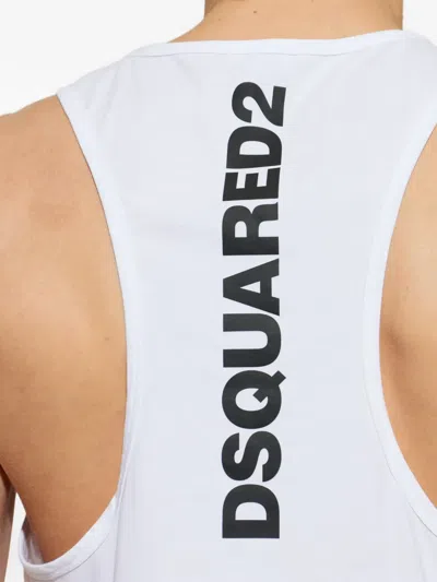 Dsquared2 Logo Tank Top In Multi