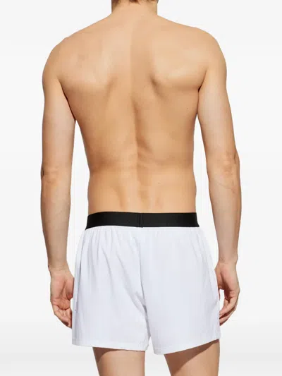 Dsquared2 Logo-waistband Boxers In White