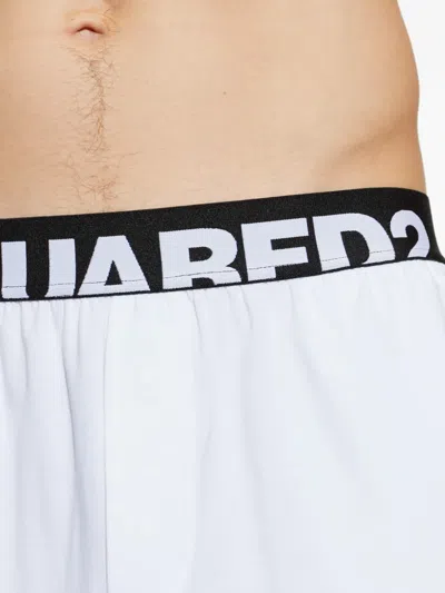 Dsquared2 Logo-waistband Boxers In White