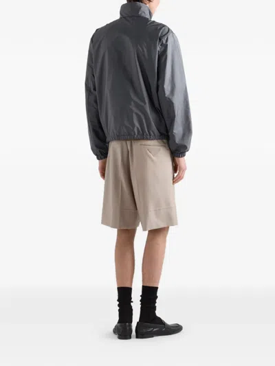 Prada Re-nylon Jacket In Black