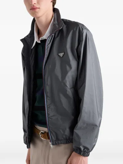 Prada Re-nylon Jacket In Black