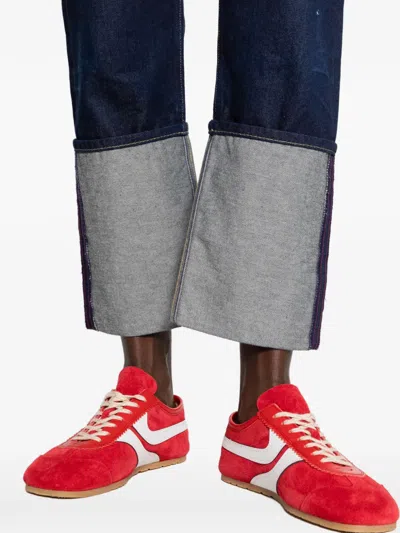 Pre-owned Junya Watanabe Cuffed Jeans In Blue