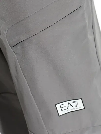 Ea7 Cargo Trousers In Gray