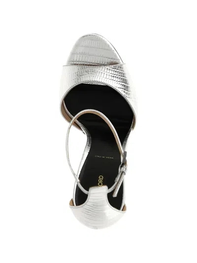 Tom Ford Women Silver Leather Heels, 7.5 Luxury Pumps & Heels For Women Darveys In Silver