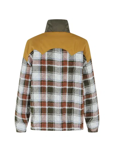 Marbell Turtleneck Long-sleeved Jacket In Multi