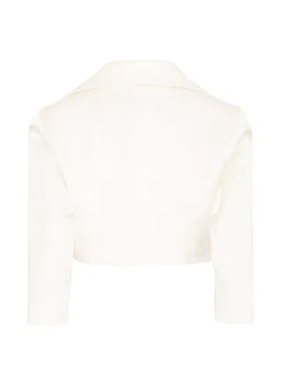 Colorichiari Collared Jacket In White