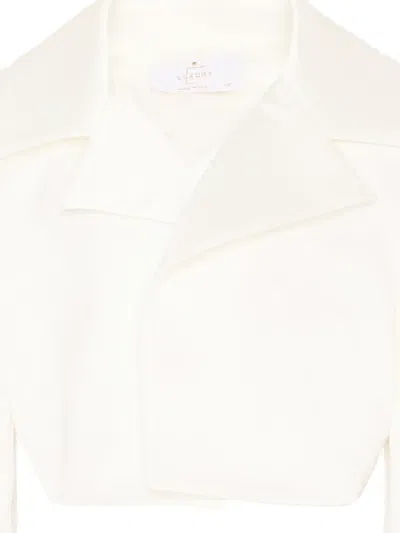 Colorichiari Collared Jacket In White