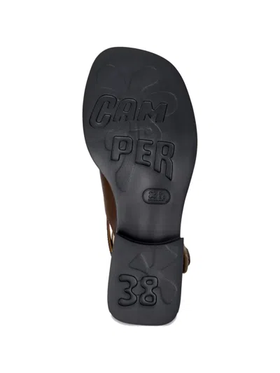 Camper Dana X-strap Sandal In Brown