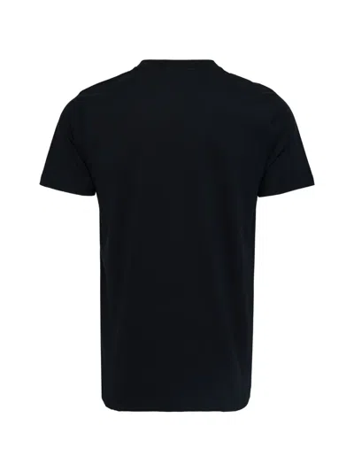 Black Score Patterns Marble T-shirt In Black