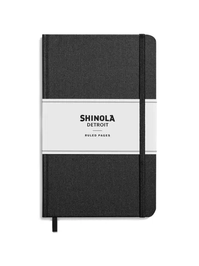 Shinola Medium Hard Grid Journal In Black