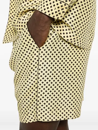 Tom Ford Pattern Shorts In Gold
