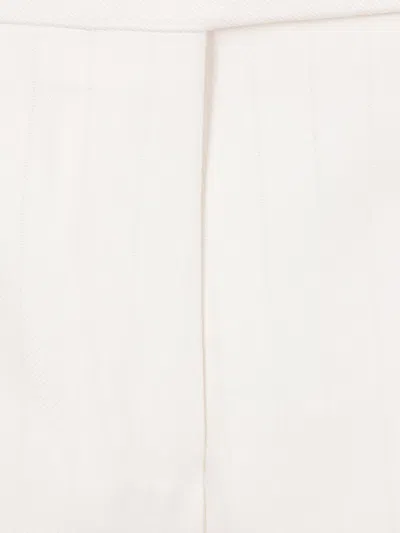 Tom Ford Buttoned Trousers In White