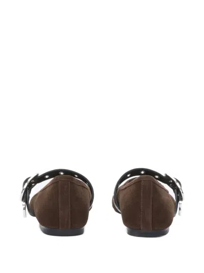 3.1 Phillip Lim Buckle-strap Ballet Flats In Multi