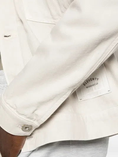 Eleventy Flap-pocket Jacket In Neutral