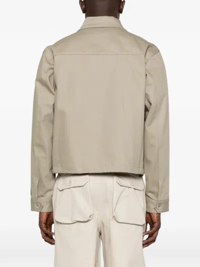 Reese Cooper Herringbone Jacket In Orange
