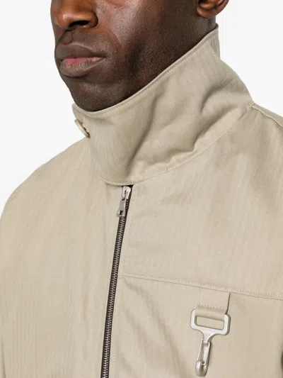 Reese Cooper Herringbone Jacket In Orange