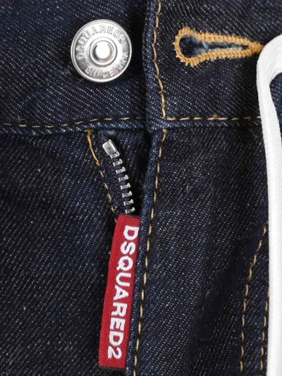 Dsquared2 Belt-loops Drawstring Shorts In Black