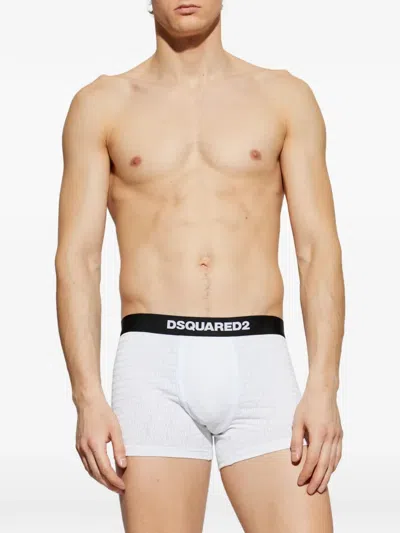 Dsquared2 Logo-print Boxers In White