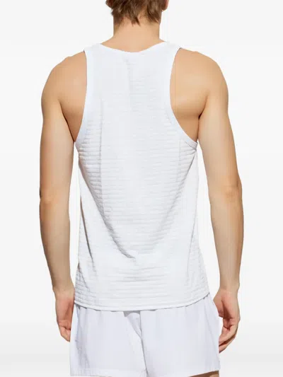 Dsquared2 Logo Pattern Vest In White