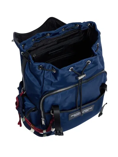 Dsquared2 Heritage Backpack In Blue