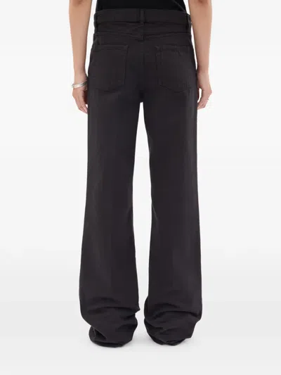 Ann Demeulemeester Belt Loop Jeans In Black