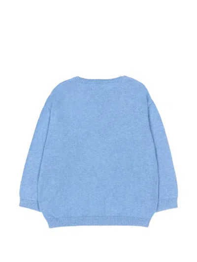 Mayoral Buttoned Sweater In Blue