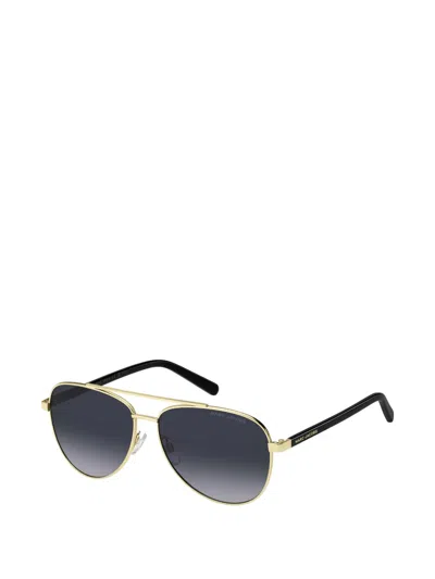 Marc Jacobs Pilot-frame Sunglasses In Gold
