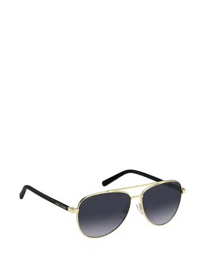 Marc Jacobs Pilot-frame Sunglasses In Gold