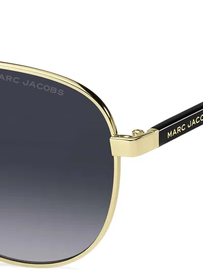 Marc Jacobs Pilot-frame Sunglasses In Gold