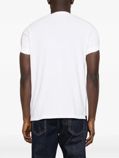Dsquared2 Striped T-shirt In White