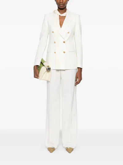 Tagliatore Double-breasted Jacket In White