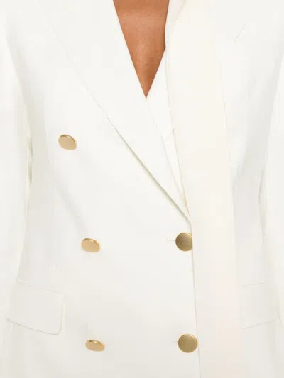 Tagliatore Double-breasted Jacket In White