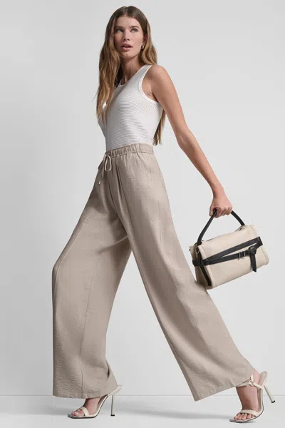 Dkny Drawstring Pants In Black