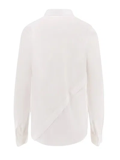 Dior White Regular Solid Shirt In White