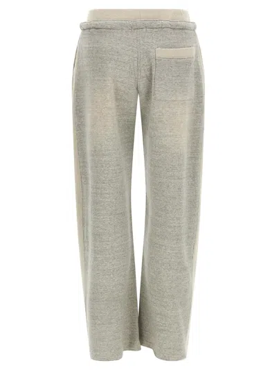 R13 Drawstring Panel Track Pants In Gray