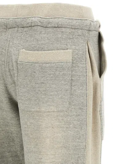 R13 Drawstring Panel Track Pants In Gray